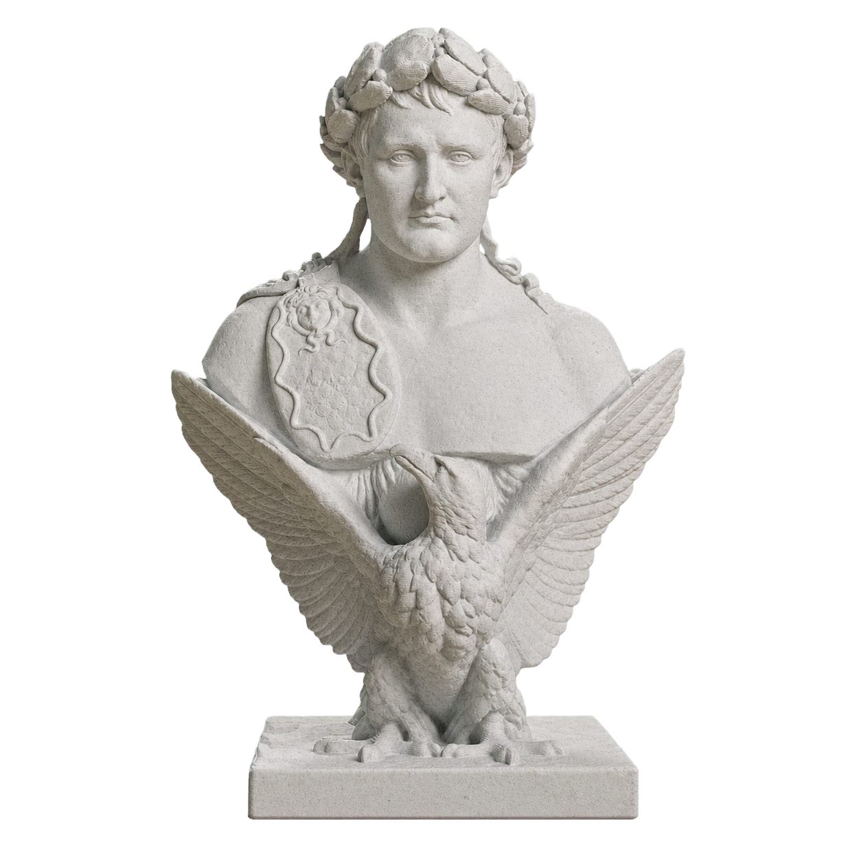 Napoleon Bonaparte Marble Stone collectible bust