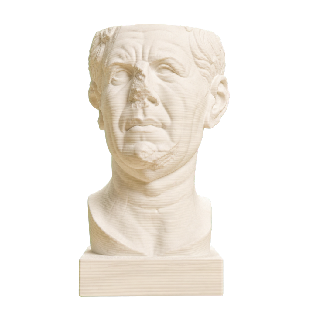 Portrait of a Roman the so-called 'Tivoli General' Ivory White collectible bust