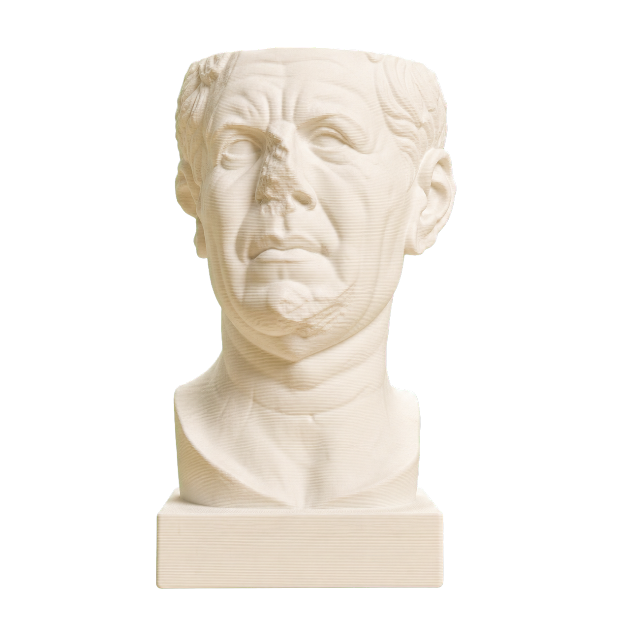 Portrait of a Roman the so-called 'Tivoli General' Ivory White collectible bust