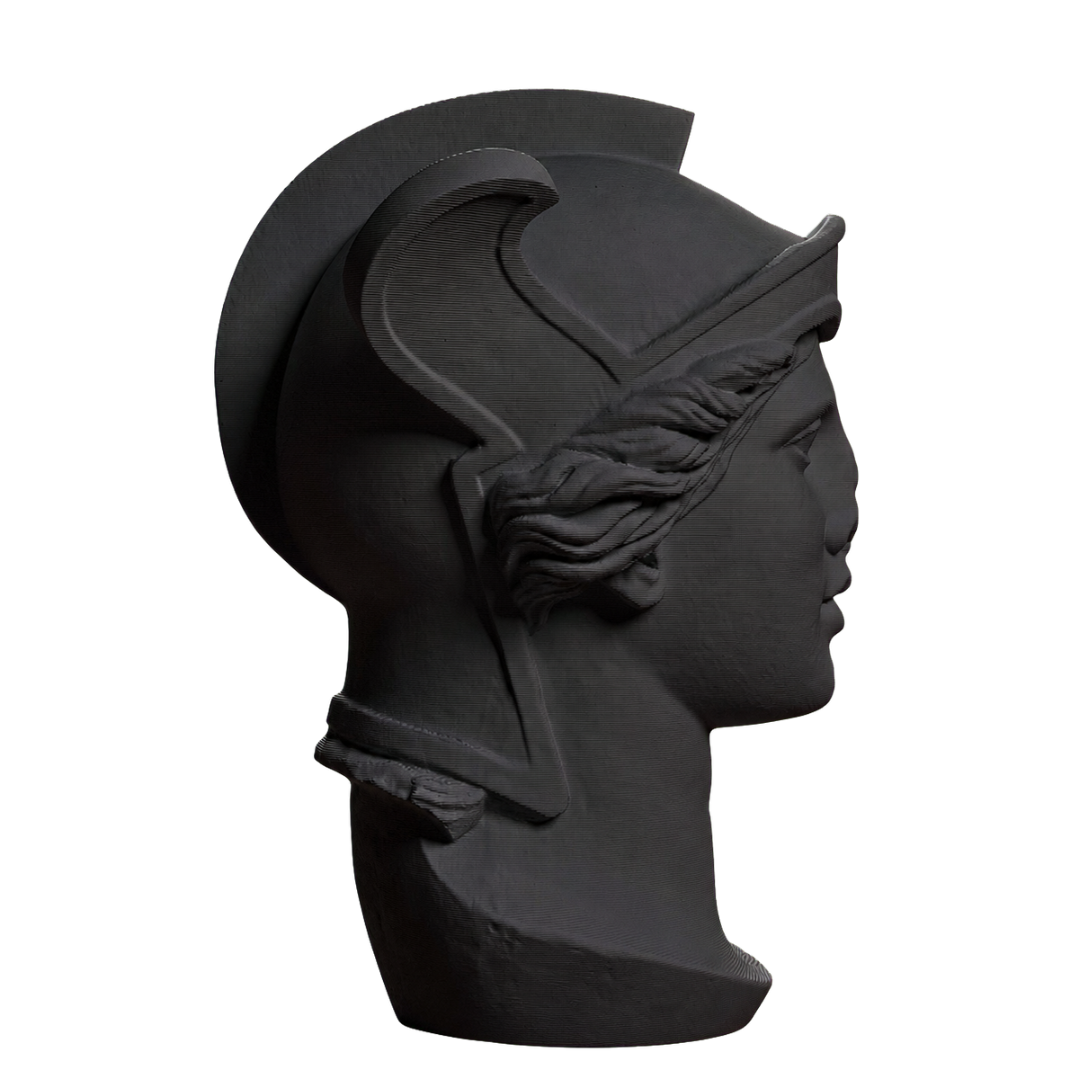 Head Charcoal Black collectible bust