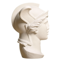 Head Ivory White collectible bust