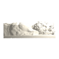 Upper body of giant Klytios (?) Ivory White collectible bust