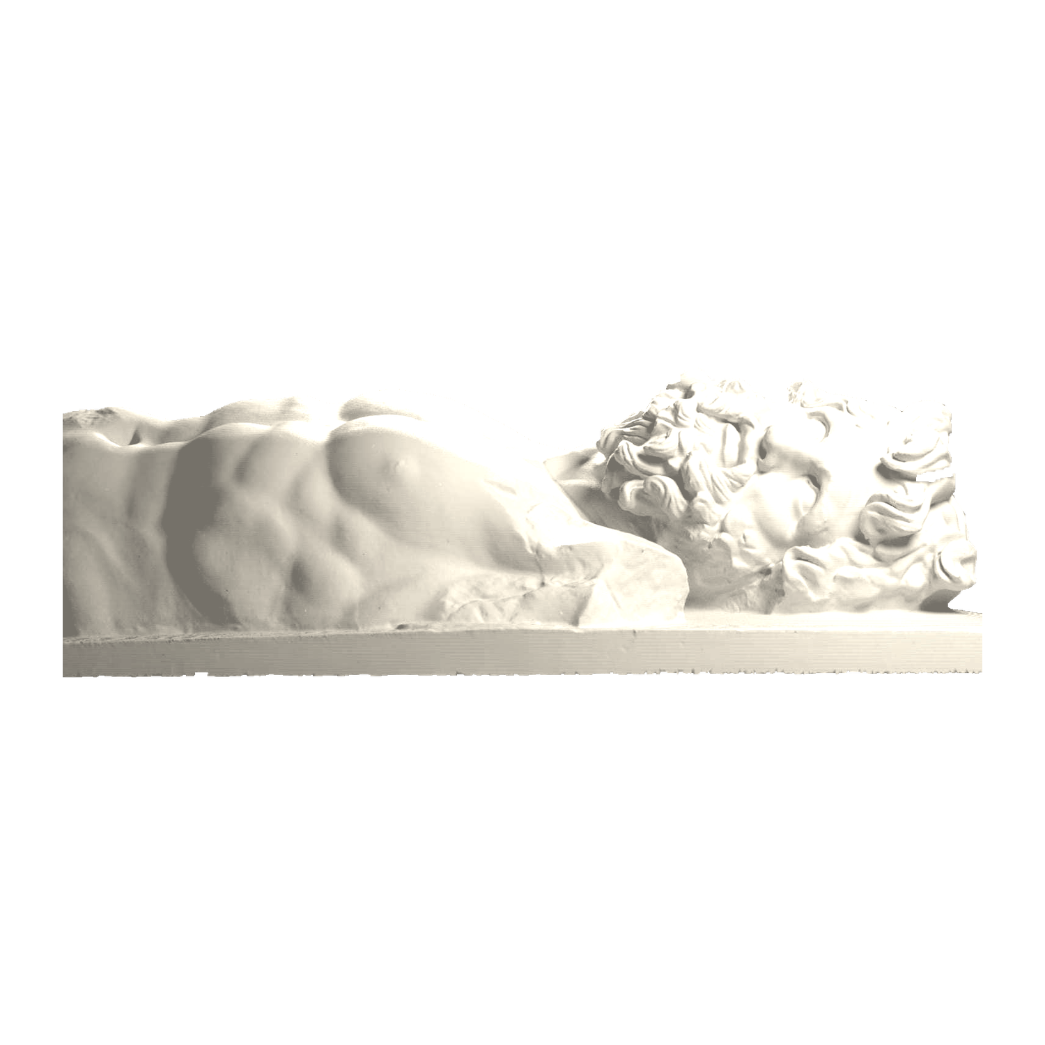 Upper body of giant Klytios (?) Ivory White collectible bust