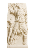 Dionysus and Satyr Ivory White collectible bust