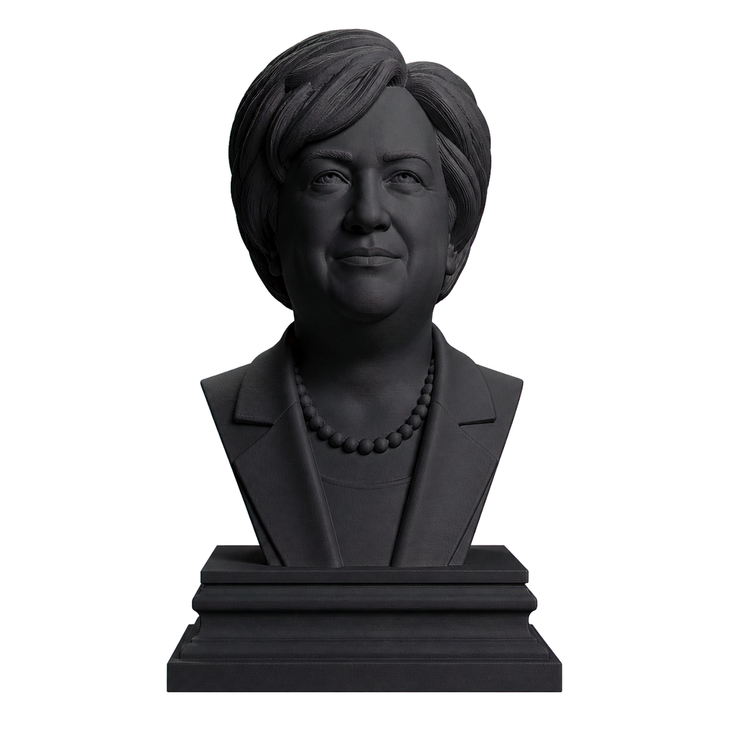 Elena Kagan Charcoal Black collectible bust