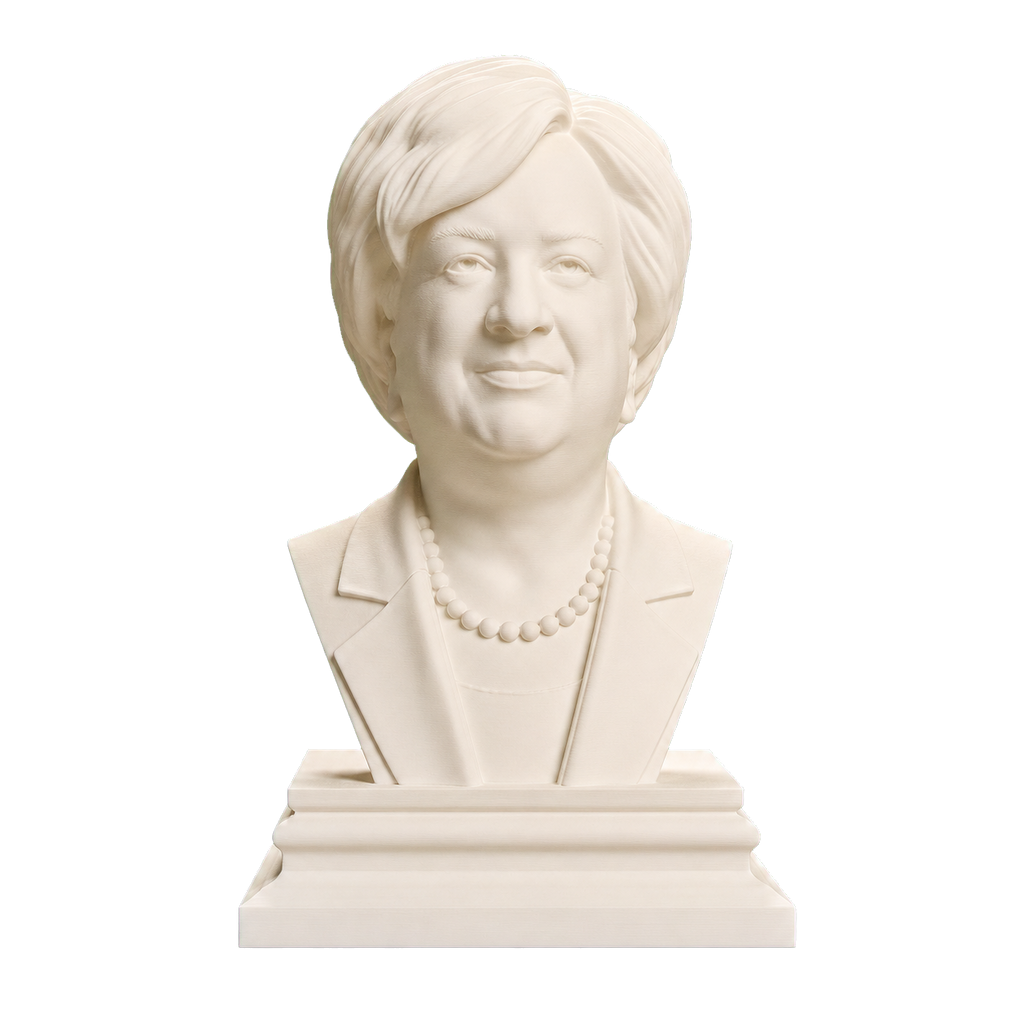 Elena Kagan Ivory White collectible bust