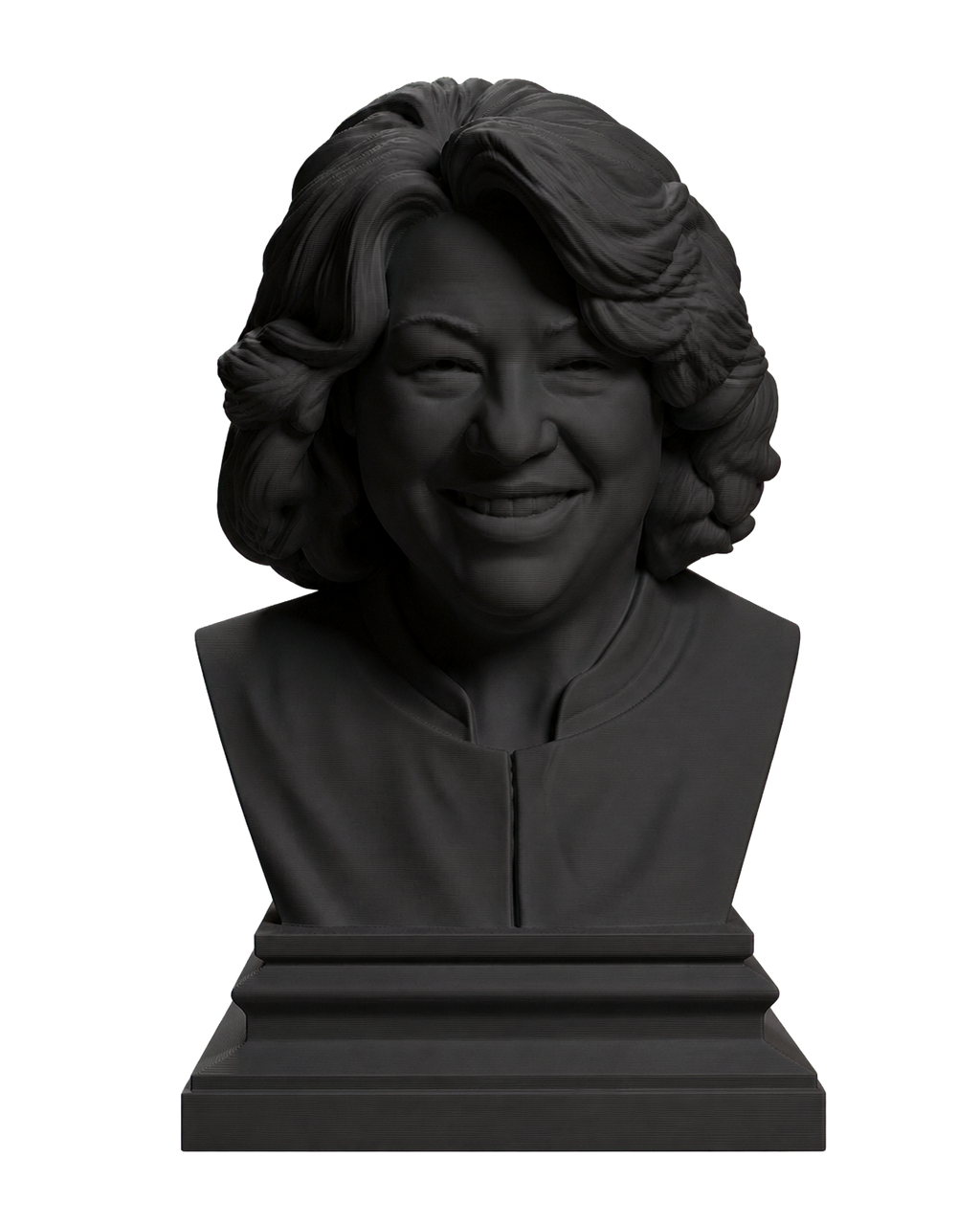 Sonia Sotomayor Charcoal Black collectible bust