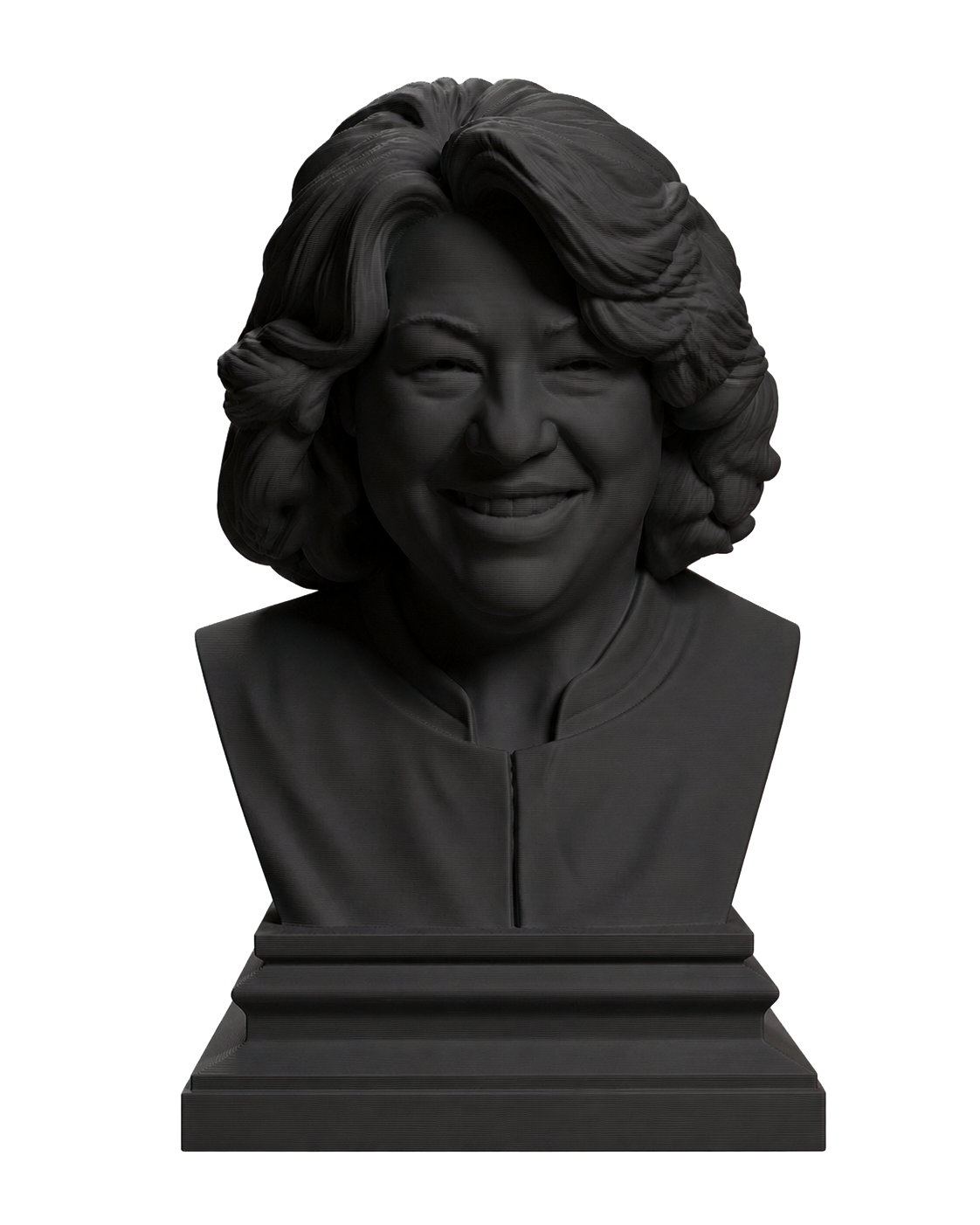 Sonia Sotomayor Charcoal Black collectible bust