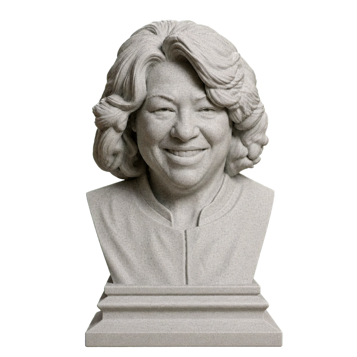 Sonia Sotomayor Marble Stone collectible bust