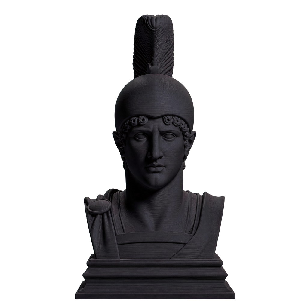 Achilles Charcoal Black collectible bust