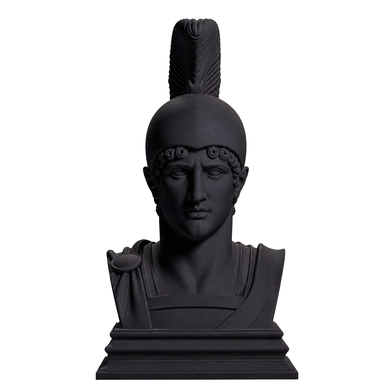 Achilles Charcoal Black collectible bust