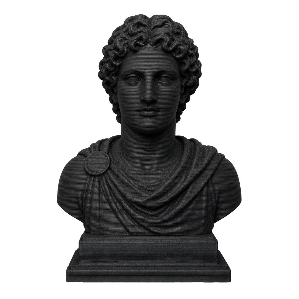 Apollo Charcoal Black collectible bust