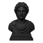 Apollo Charcoal Black collectible bust