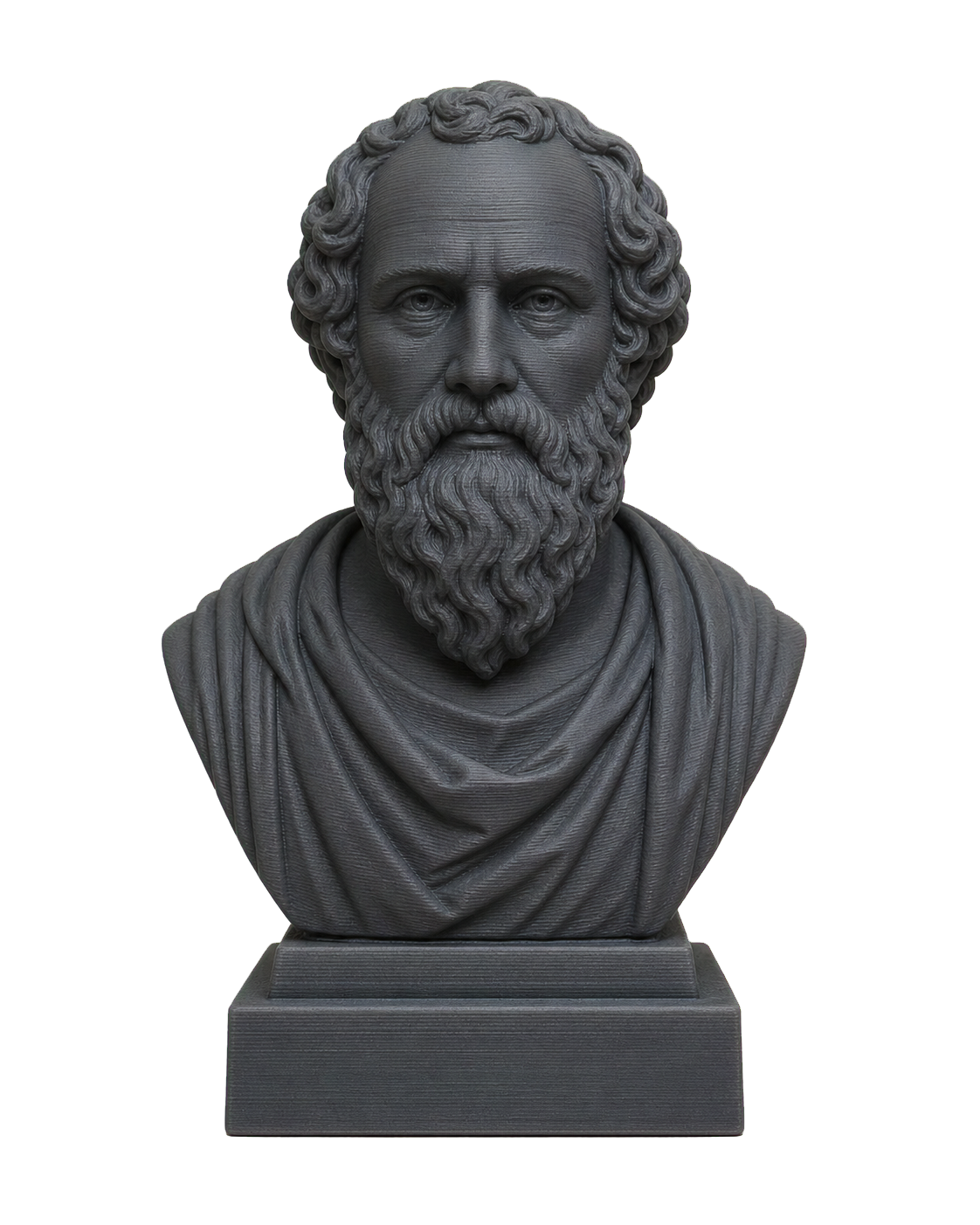 Archimedes Charcoal Black collectible bust