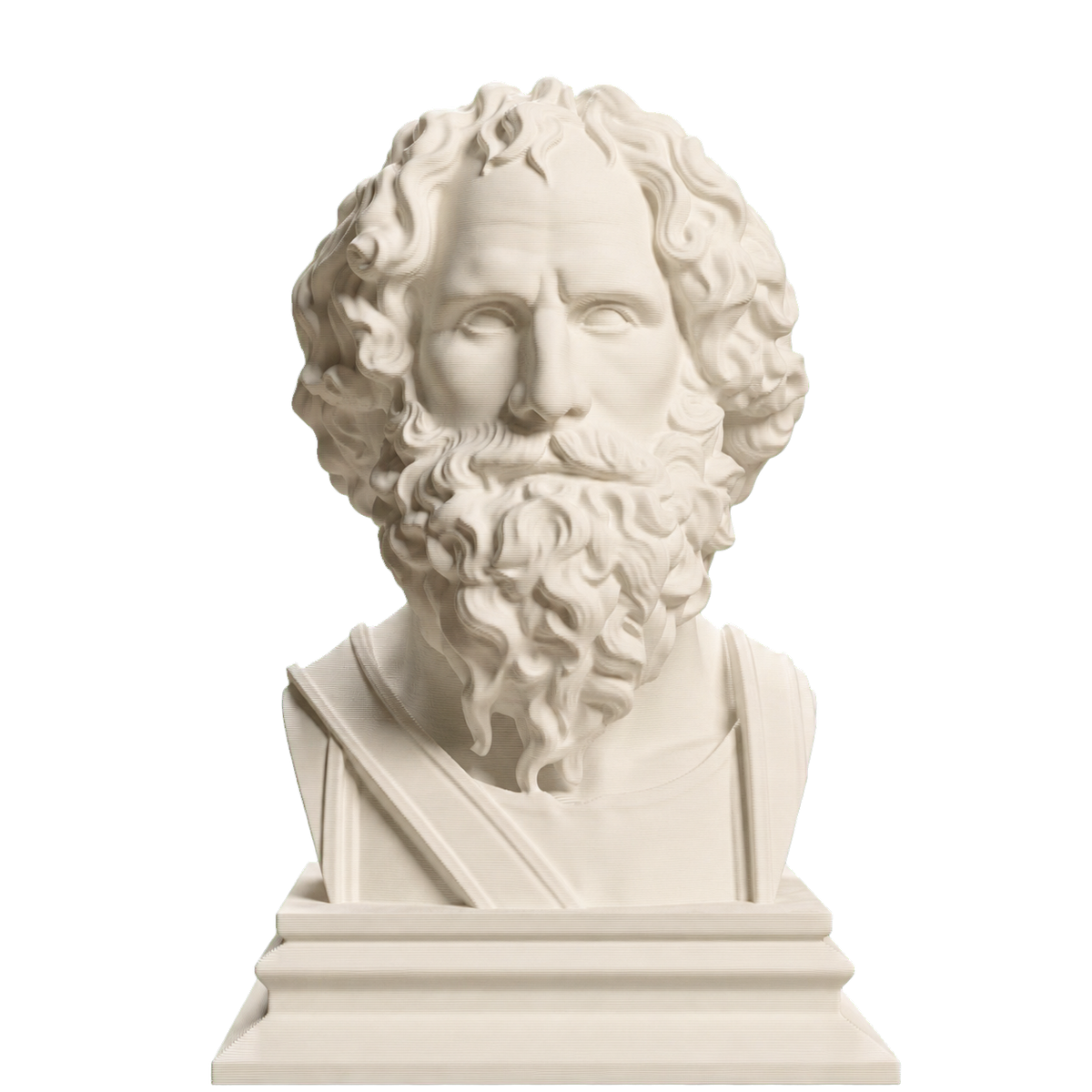 Archimedes Ivory White collectible bust