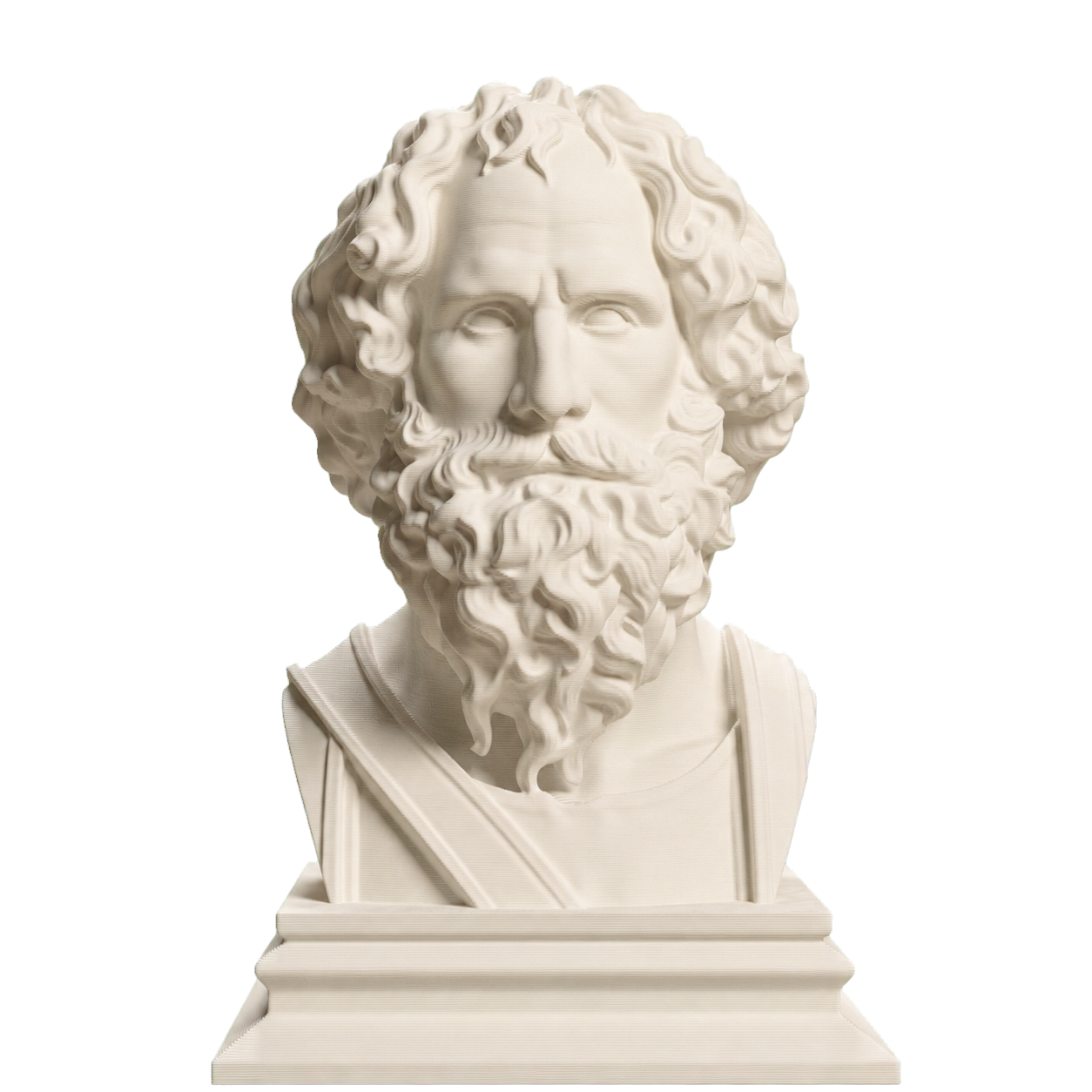 Archimedes Ivory White collectible bust