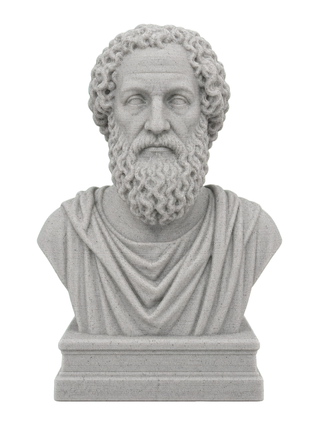 Archimedes Marble Stone collectible bust
