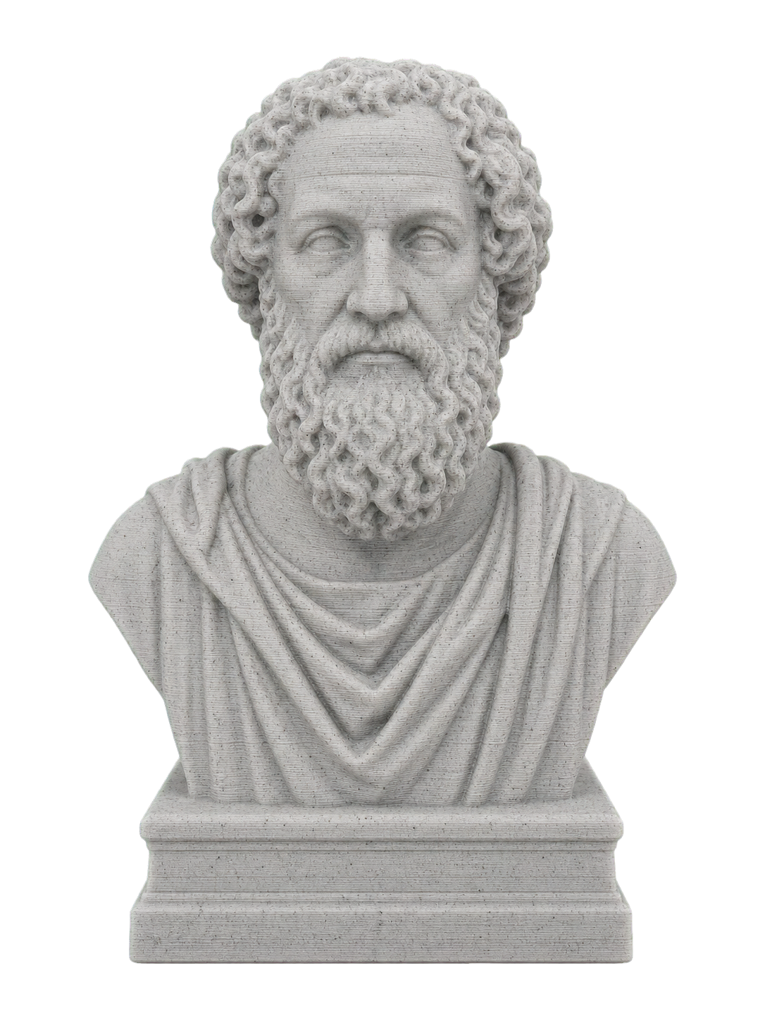 Archimedes Marble Stone collectible bust