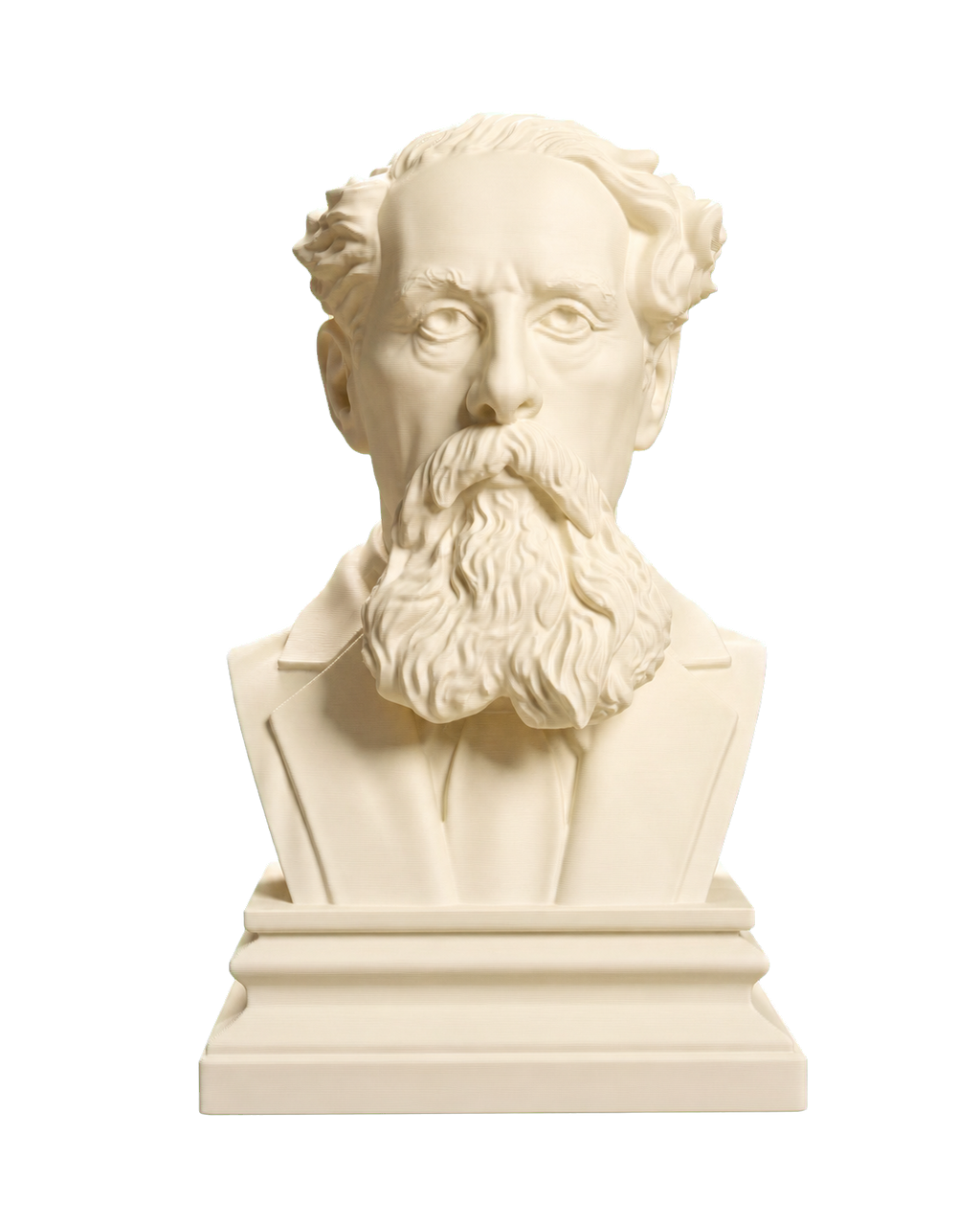 Charles Dickens Ivory White collectible bust