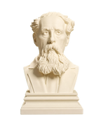 Charles Dickens Ivory White collectible bust