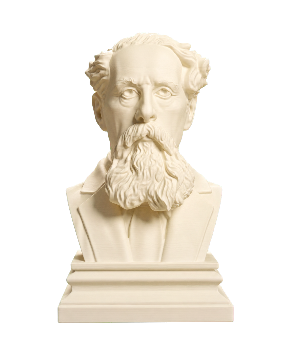 Charles Dickens Ivory White collectible bust