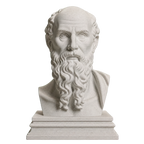 Diogenes Marble Stone collectible bust