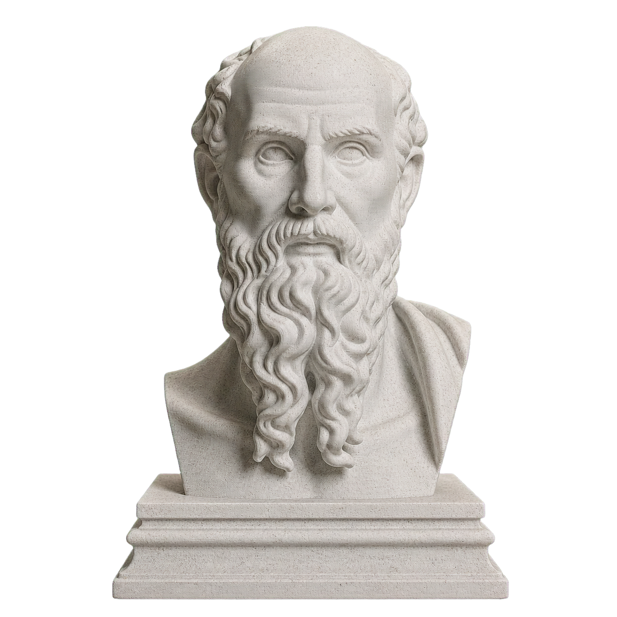 Diogenes Marble Stone collectible bust