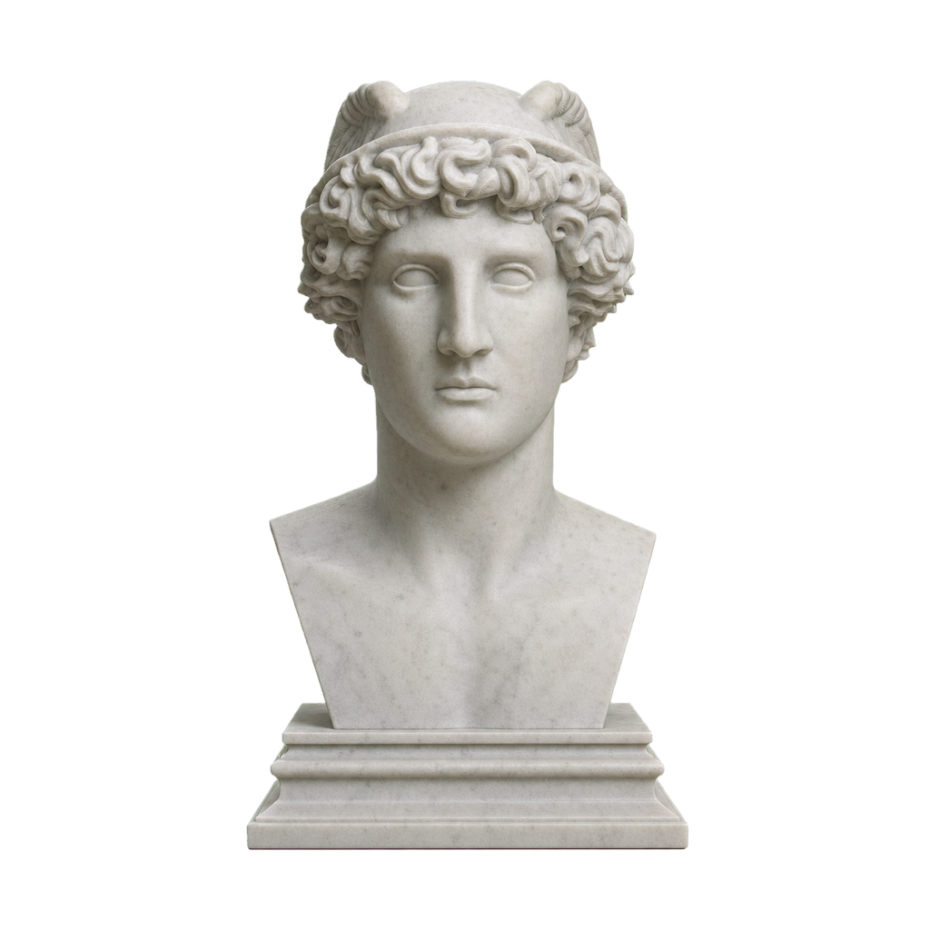 Hermes Marble Stone collectible bust