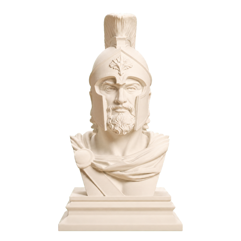 Leonidas Ivory White collectible bust