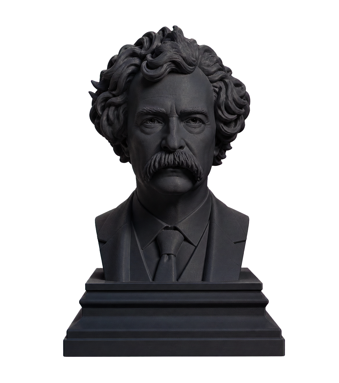 Mark Twain Charcoal Black collectible bust