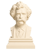 Mark Twain Ivory White collectible bust