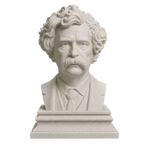 Mark Twain Marble Stone collectible bust