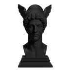 Perseus Charcoal Black collectible bust