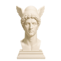 Perseus Ivory White collectible bust