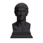 Trajan Charcoal Black collectible bust