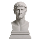 Trajan Marble Stone collectible bust