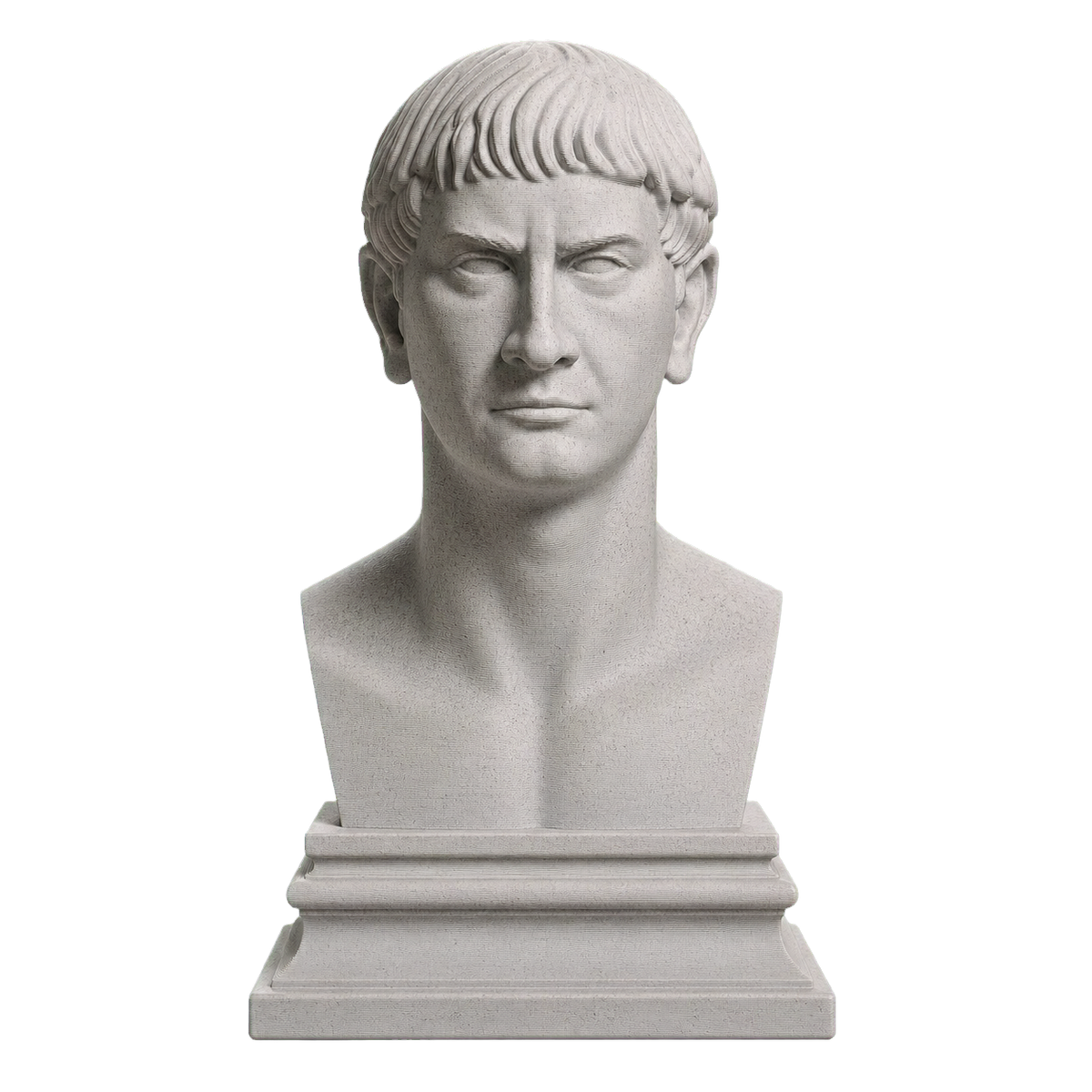 Trajan Marble Stone collectible bust