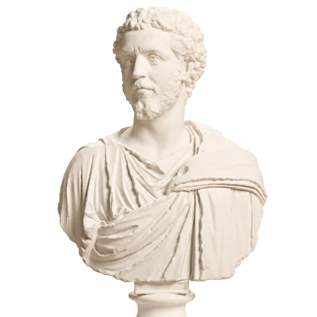 Male Portrait, SMK KAS560 Ivory White collectible bust