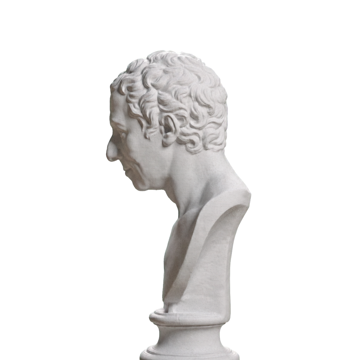 Johann Joachim Winckelmann Marble Stone collectible bust