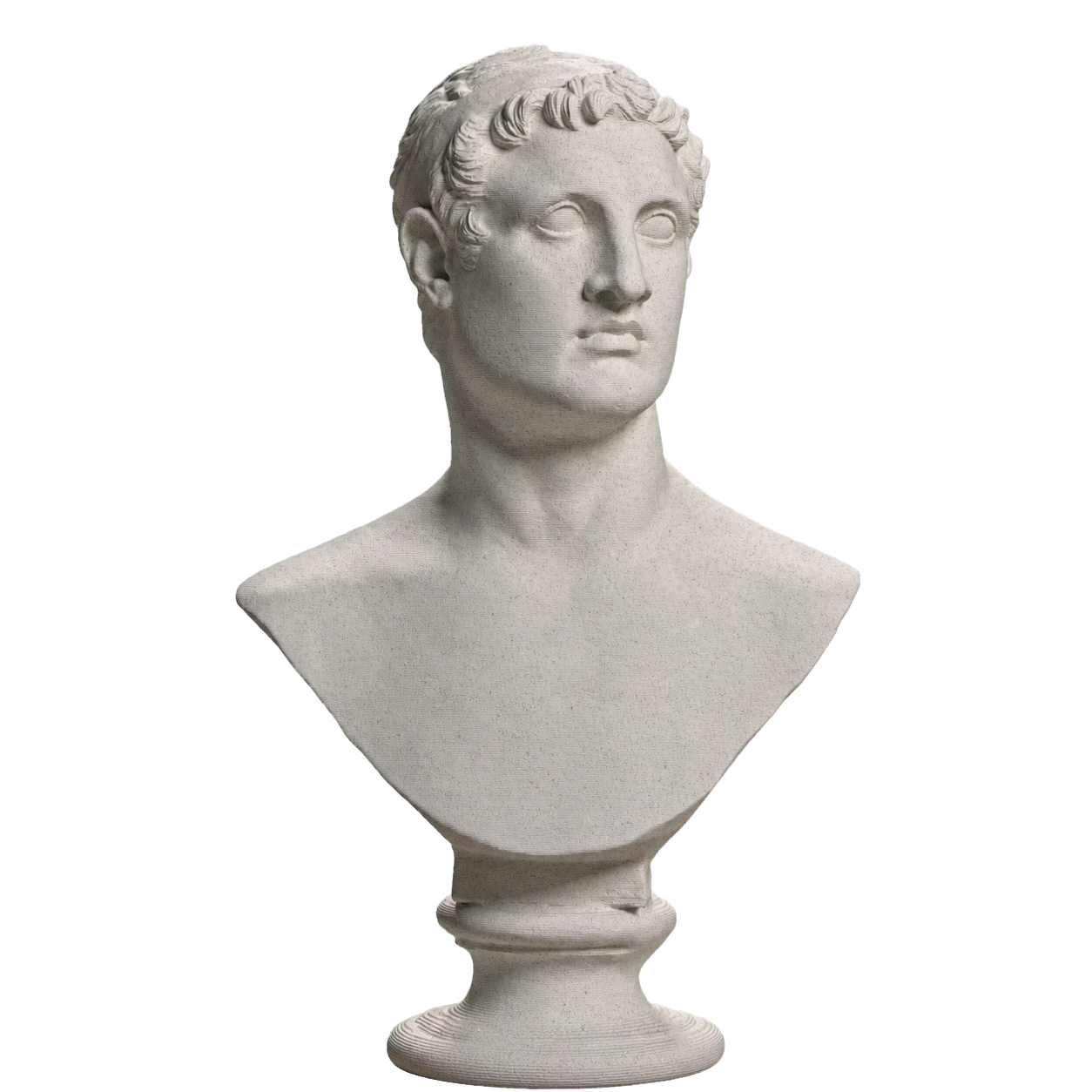Ptolemy II Philadelphus Marble Stone collectible bust