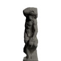 The Bearded Slave by Michelangelo Ivory White collectible bust
