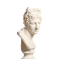 Roman Woman with Head Turned Right, SMK KAS531 Ivory White collectible bust