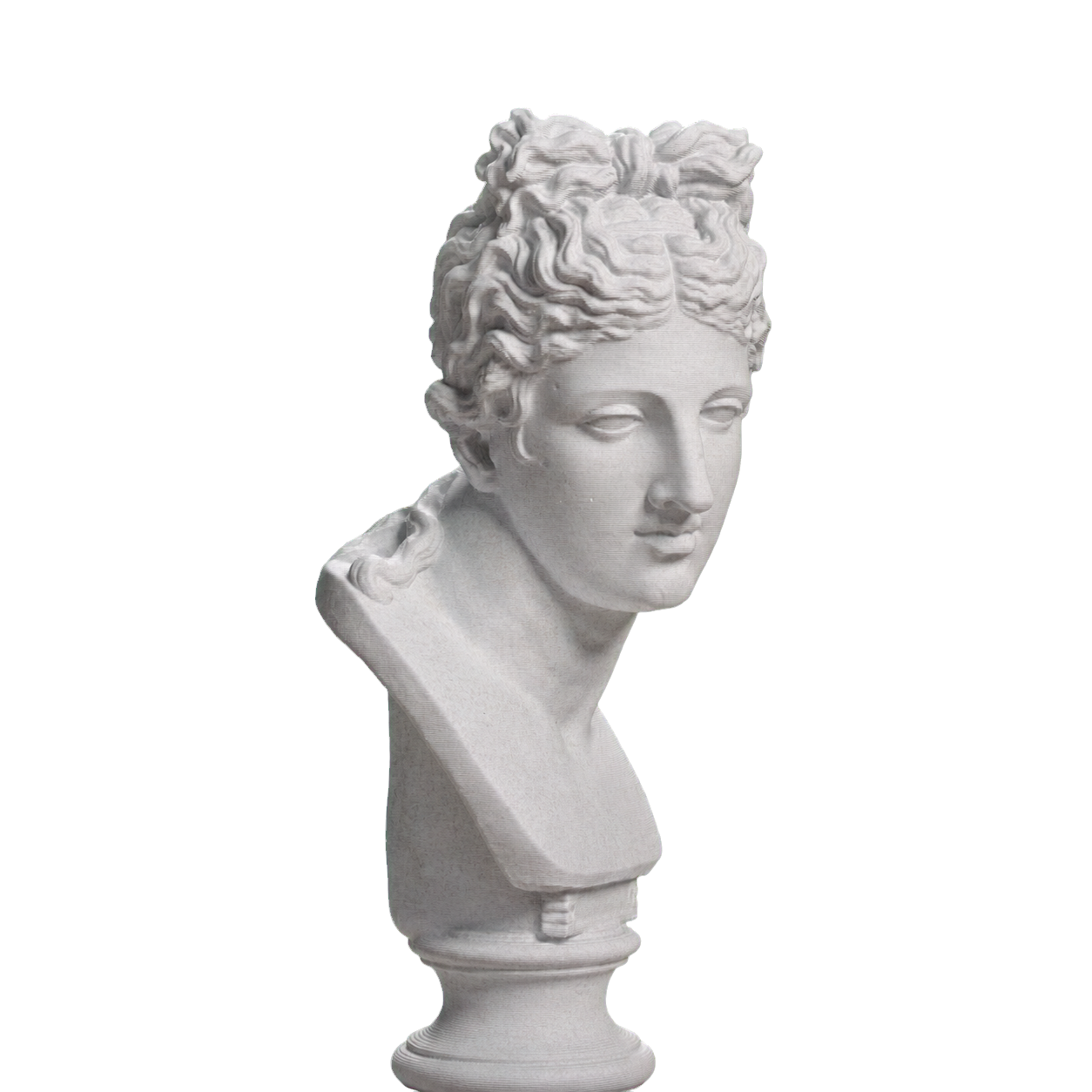 Roman Woman with Head Turned Right, SMK KAS531 Marble Stone collectible bust