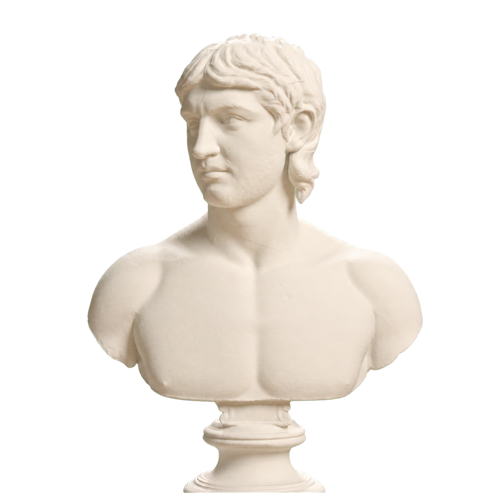 Young Barbarian Portrait, SMK KAS1200 Ivory White collectible bust