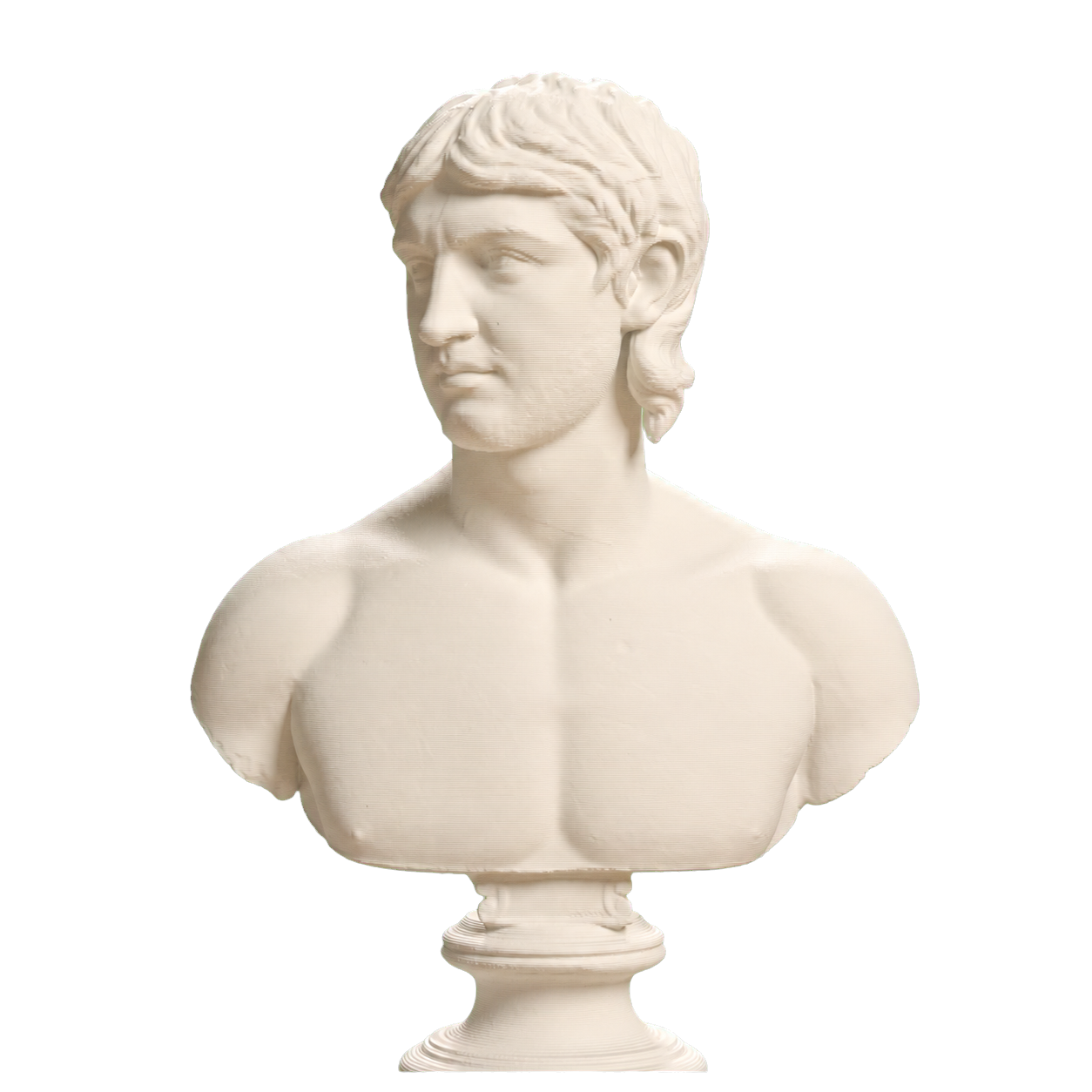 Young Barbarian Portrait, SMK KAS1200 Ivory White collectible bust