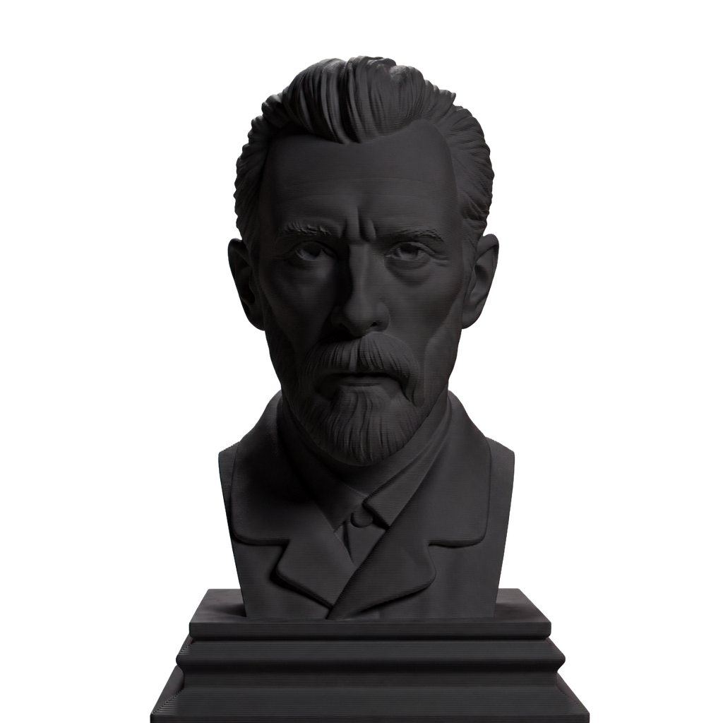 Vincent van Gogh Charcoal Black collectible bust