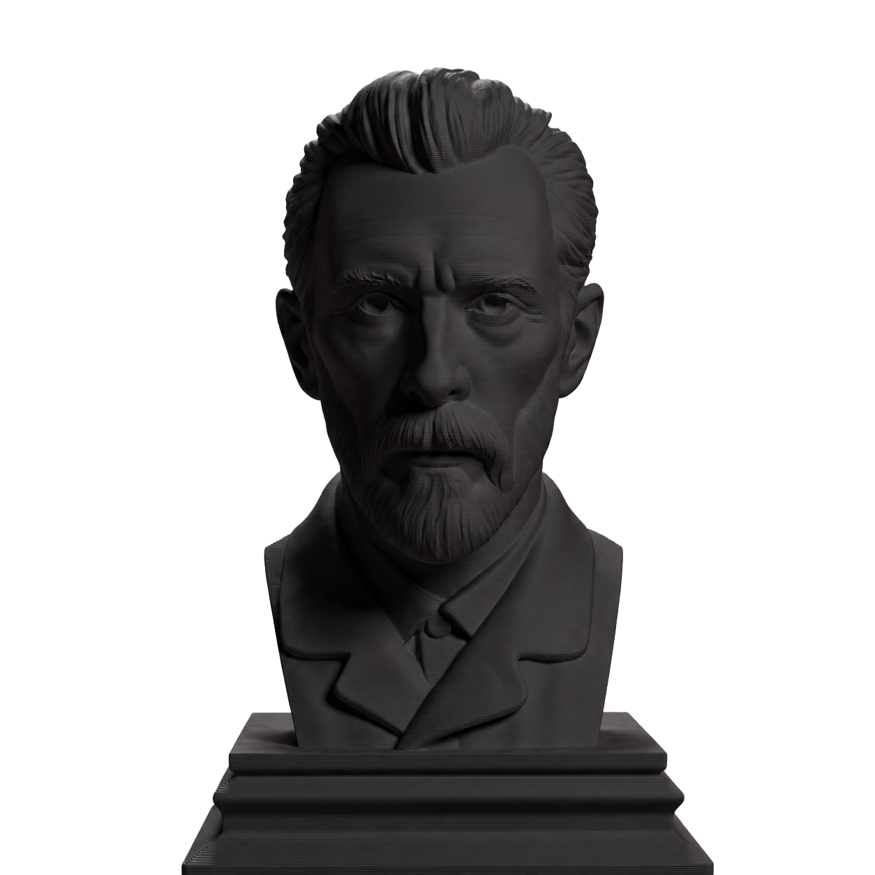 Vincent van Gogh Charcoal Black collectible bust