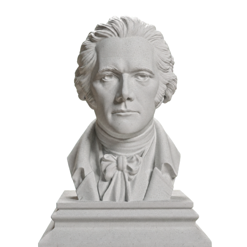 Alexander Hamilton Marble Stone collectible bust