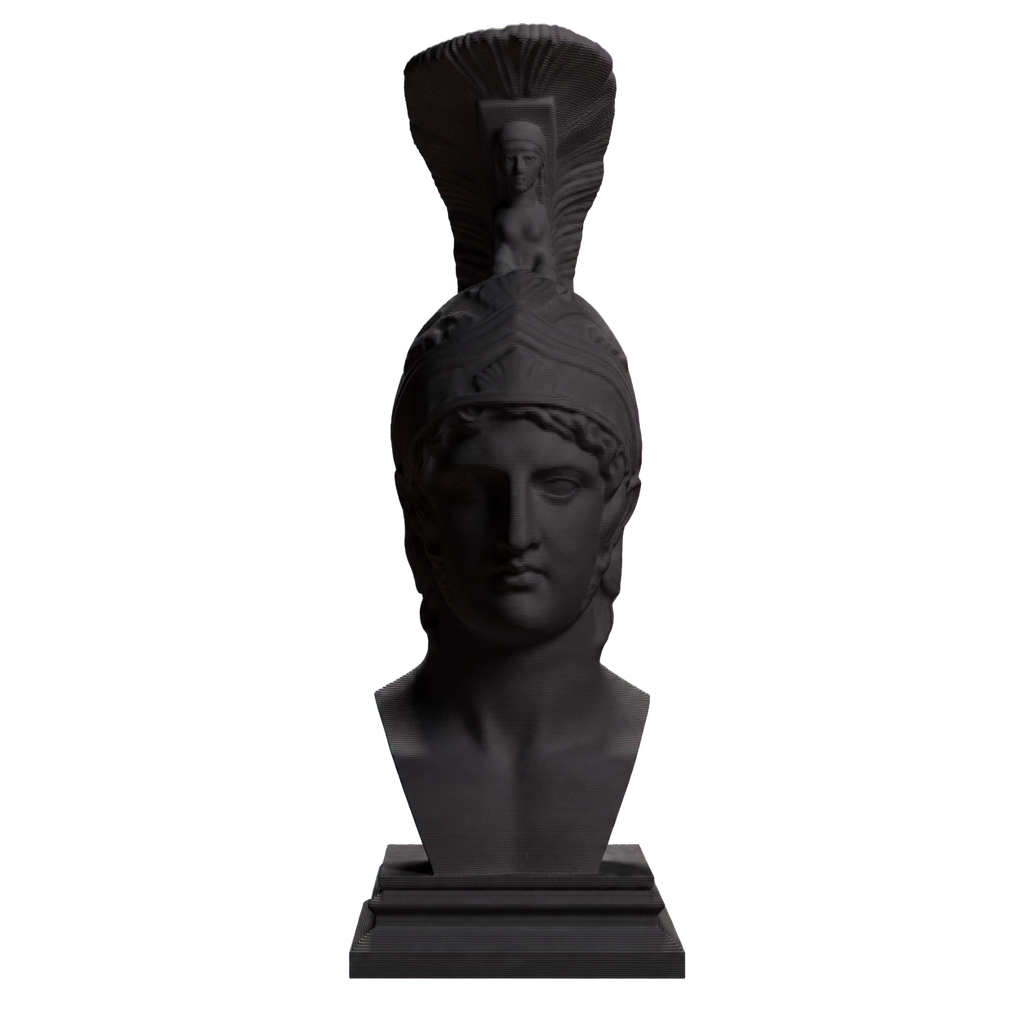 Ares Charcoal Black collectible bust