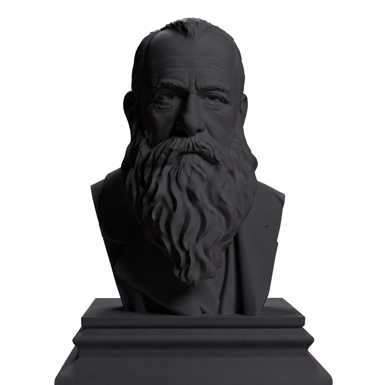 Claude Monet Charcoal Black collectible bust